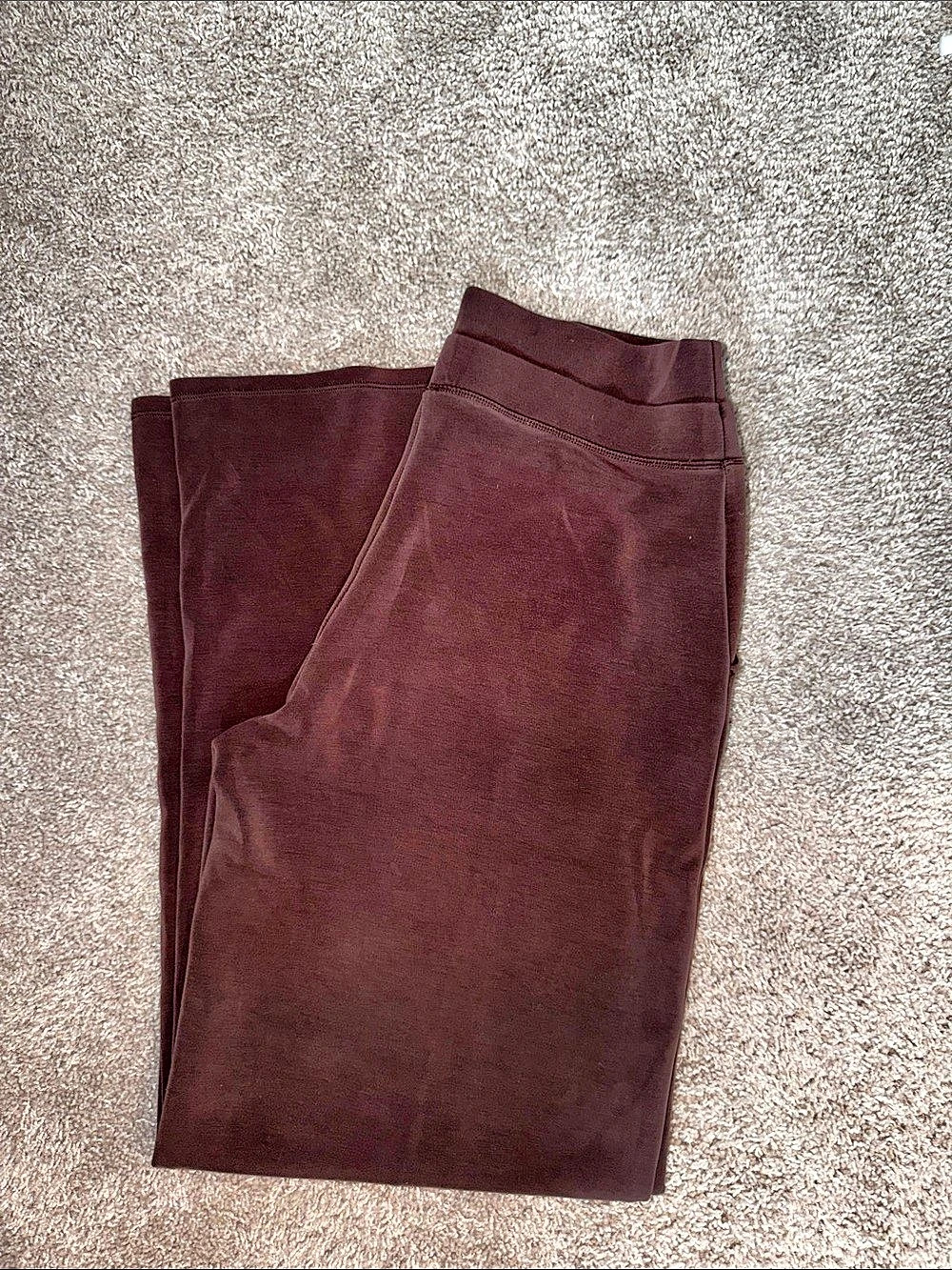 American Tall Wide Leg Ultra High Rise Pant Pants Brown LXT